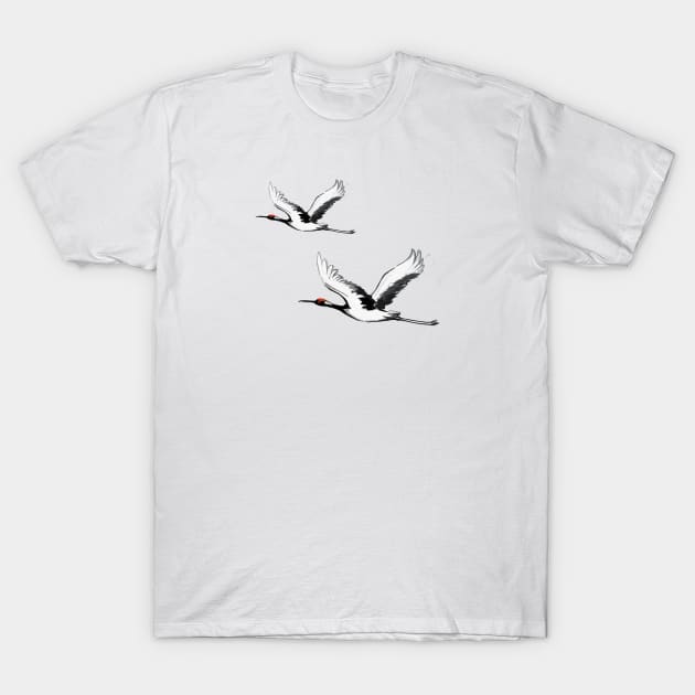 Awesome Crane T-Shirt by Happy Art Designs